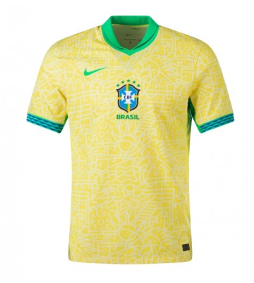 Brasilien Replika Hjemmebanetrøje Copa America 2024 Kortærmet